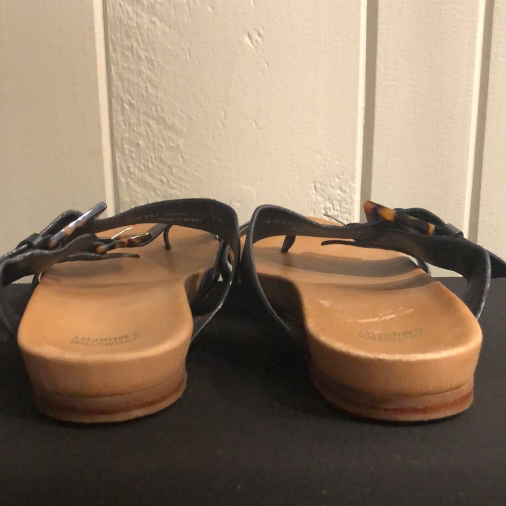 Johnston and Murphy black leather sandal - Picture 7 of 12